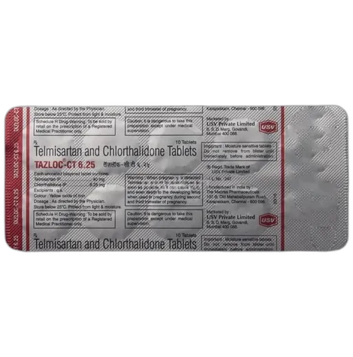 tazloc ct 40/6.25mg tablet 10's